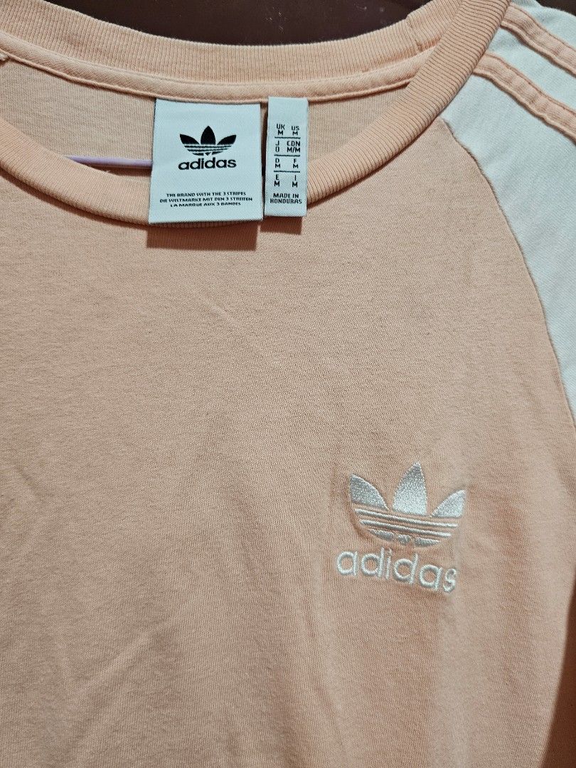Adidas peach shirt (Category: Tshirts & Polo Shirts ) located in Angeles City. Submitted by kodachi10 (Listing ID 1460057946, Image 2). Description: used once good condition.