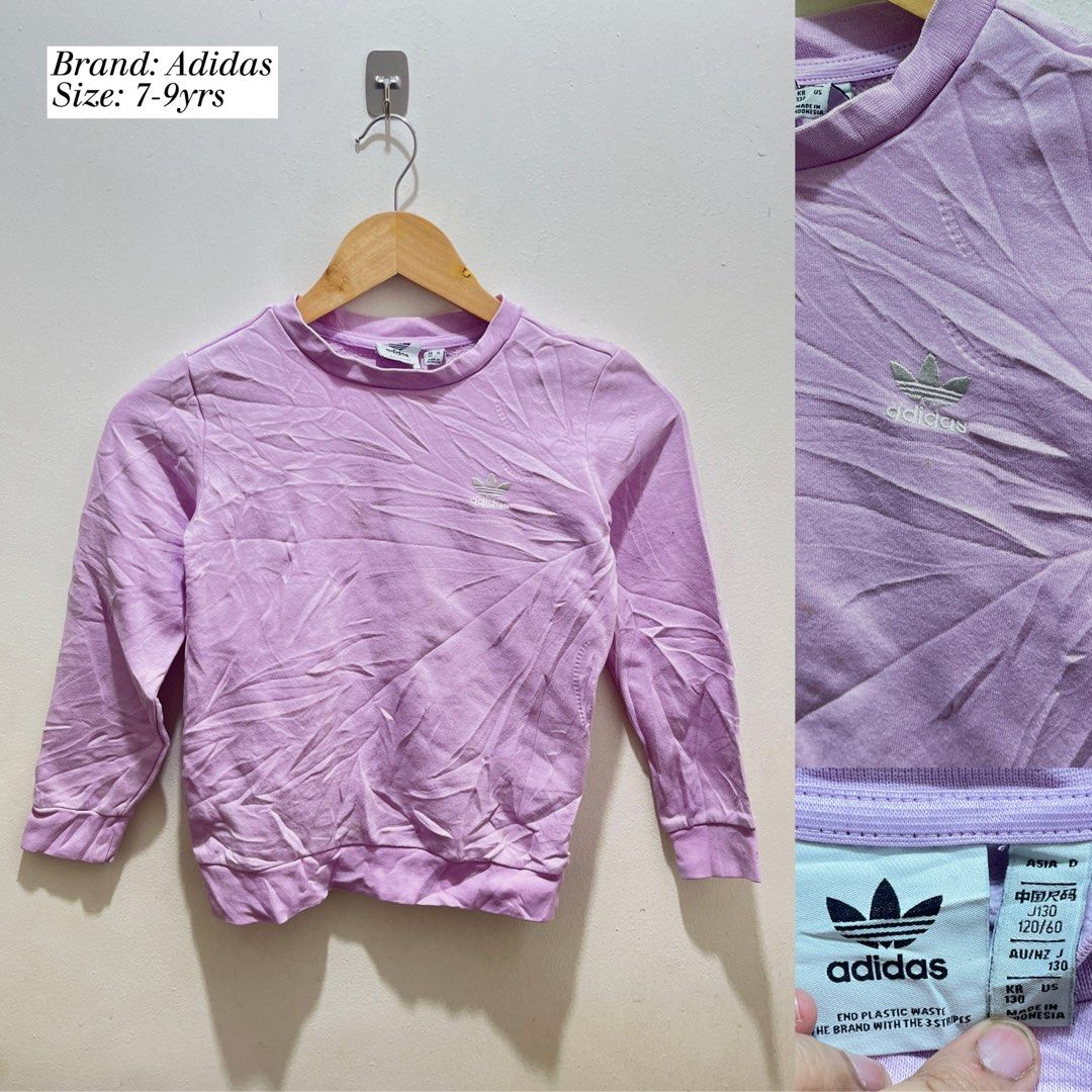 Adidas pullover (kids) (Category: Babies & Kids Fashion) located in Naga. Submitted by colovedwithjanna (Listing ID 1460029780, Image 1). Description: With stain (pm me for photo).