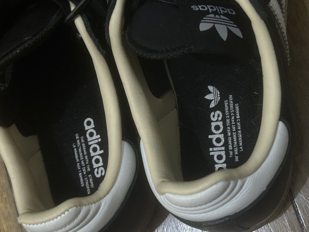 ADIDAS OG Samba (Beige and Black) (Category: Sneakers) located in Manila. Submitted by soyyoanna (Listing ID 1460058800, Image 3). Description: Special sizing (bought in Taiwan last year) I’m usually US 7 (24cm) and this fits like a glove. Original price is 6k + Sold as is, no more box (but can provide another box) RFS: decluttering .