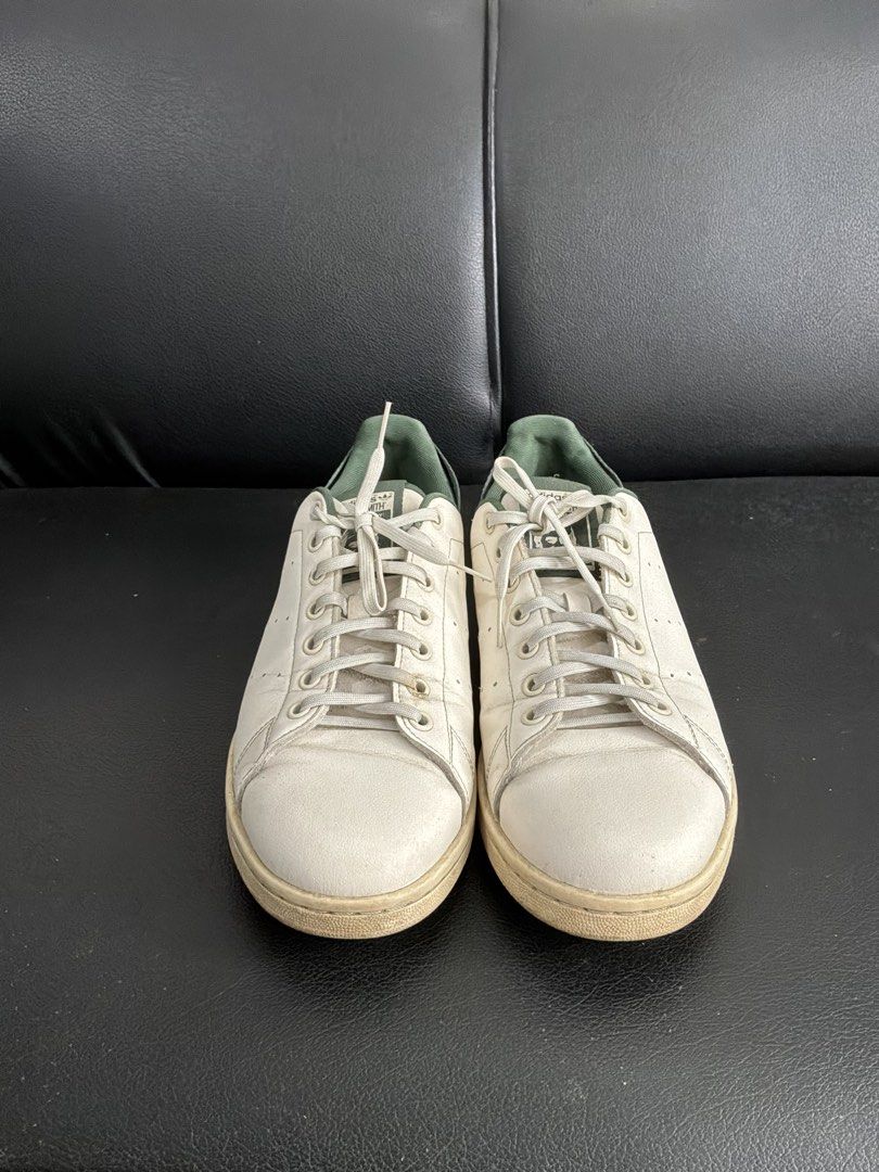 Adidas Stan Smith White Green (Category: Casual Shoes) located in Quezon City. Submitted by kyleher (Listing ID 1460017854, Image 1). Description: - Classic Adidas Stan Smith sneakers - White leather with green heel and tongue accents - Perfect for any casual outfit and everyday wear -no box.