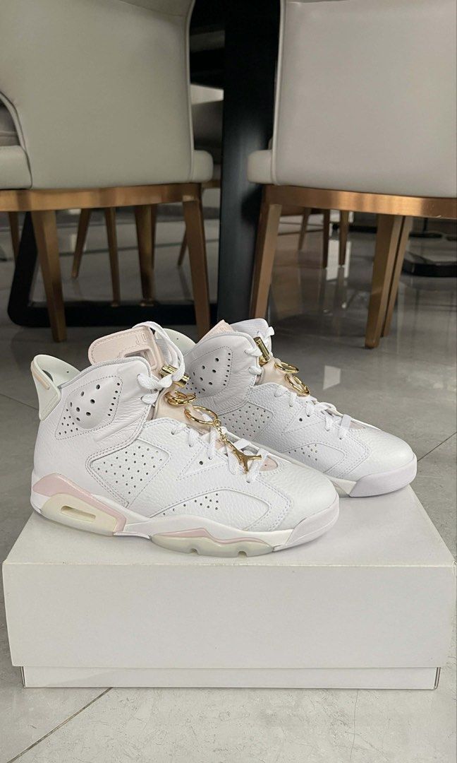 Air Jordan 6 Gold Hoops (Category: Sneakers) located in Manila. Submitted by russtty77 (Listing ID 1460011752, Image 1). Description: Air Jordan 6 Retro Gold Hoops Size 7.5w US Brand New w/ box Bought and stored only Never used.
