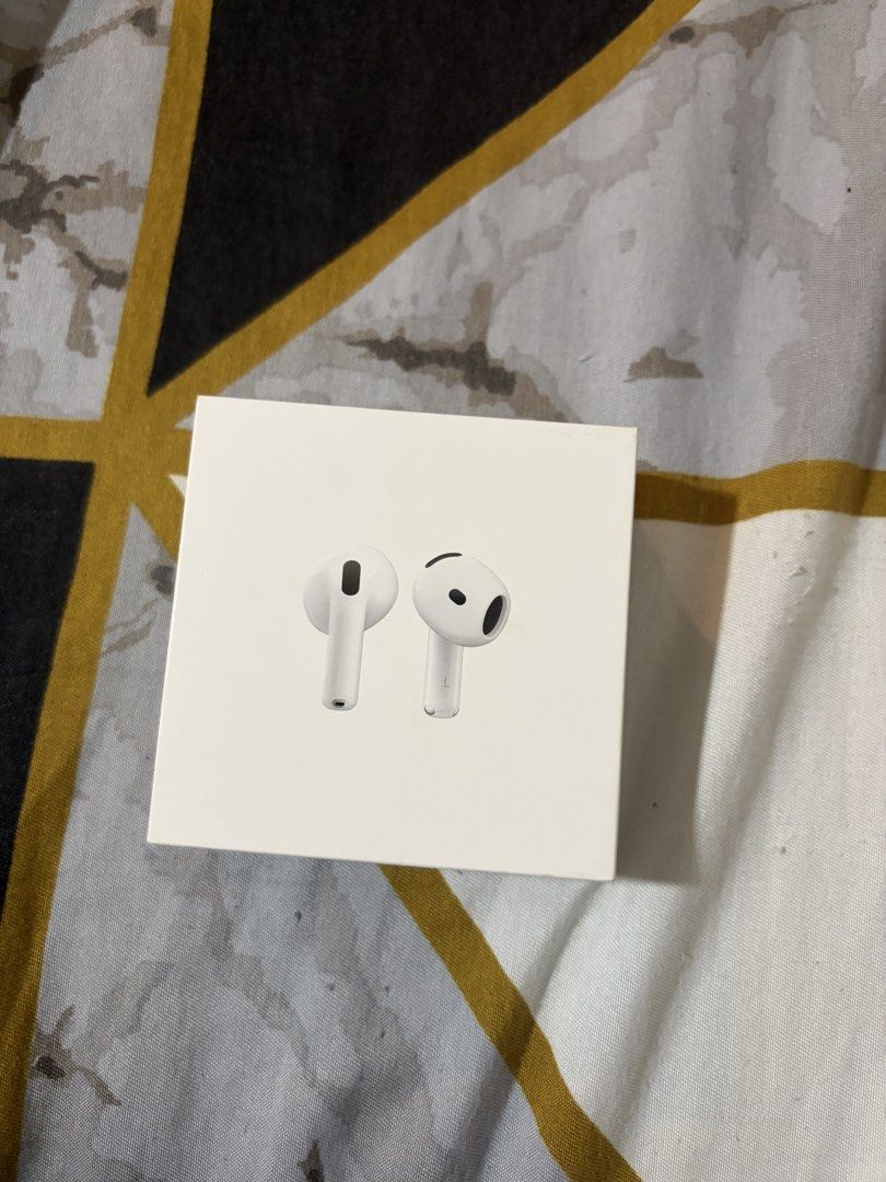 Airpod 4th gen (Category: Earphones) located in Pilar. Submitted by warmforest.dac328 (Listing ID 1460000568, Image 2). Description: Item: Apple AirPods 4 (4th Generation) Condition: Brand New & Factory Sealed (Unopened / Pull tabs intact) Original Price: ₱8,490 (Save ₱290 instantly!) negotiable! Serial No: KPQ9GGWFJP (Authentic / Checkable on Apple’s site) Model No: MXP63ZA/A Payment: GCash / Cash on Meetup.
