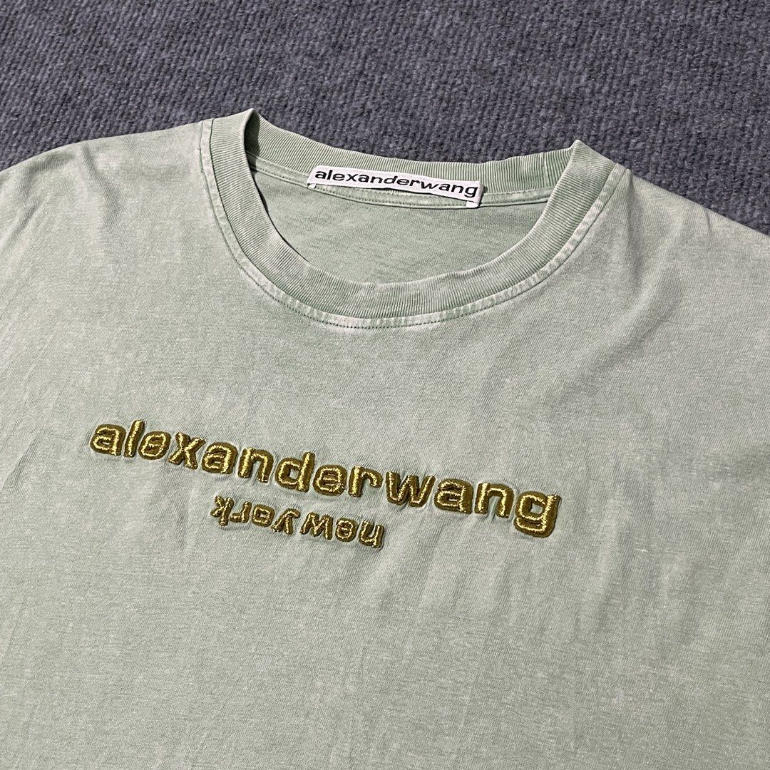alexander wang shirt (Category: Luxury Apparel) located in Malay. Submitted by oplt_dept. (Listing ID 1460022439, Image 3). Description: -exellent condition -luxury essentials -width:21 -length:30.