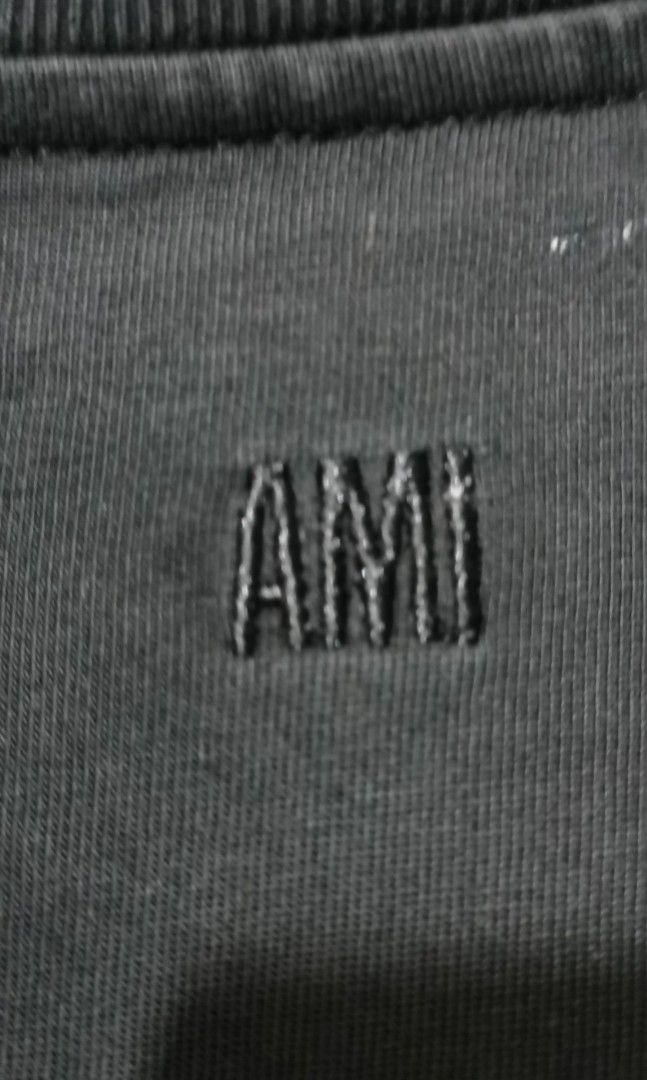 Ami Crew neck shirt (Category: Tshirts & Polo Shirts ) located in San Jose. Submitted by thrift_ni_sir (Listing ID 1460073057, Image 3). Description: Excellent condition MOP gcash MOD j&t Add shipping fee.
