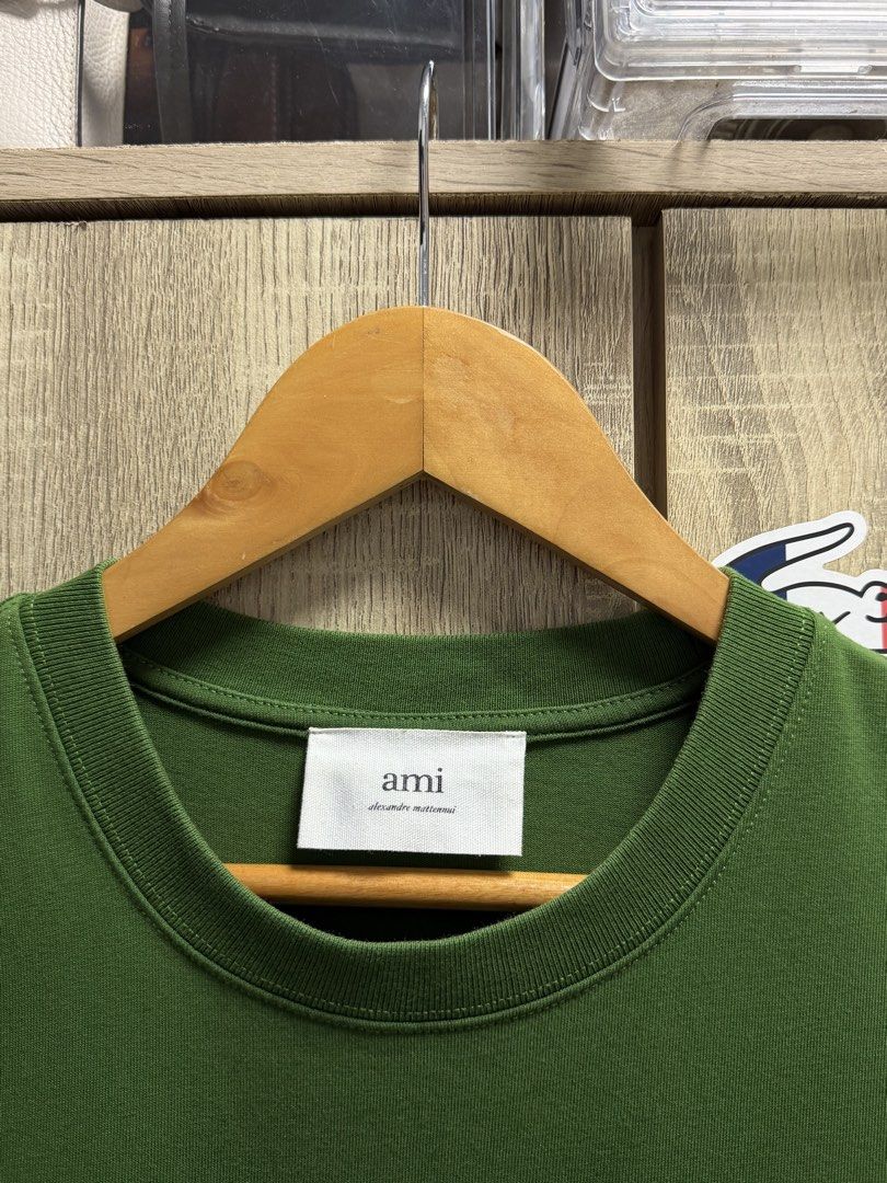 Ami Paris Tonal De Coeur Tshirt (Category: Luxury Apparel) located in Imus. Submitted by rckrmns (Listing ID 1460060477, Image 3). Description: Ami Paris Tonal De Coeur Tshirt Authentic/Legit Size S W- 19.5 L- 26 Good as New .