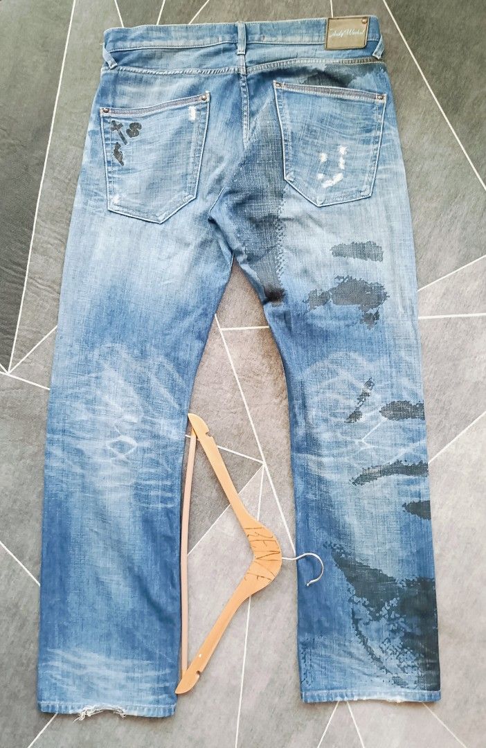 Andy Warhol by Pepe Jeans (Authentic) (Category: Jeans) located in Cebu City. Submitted by renzecamingay (Listing ID 1460038036, Image 2). Description: Andy Warhol By Pepe Jeans Excellent Condition Large fit Waist 34 Length 43 1k Plus ship Only Thank you and GOD bless ☺️.