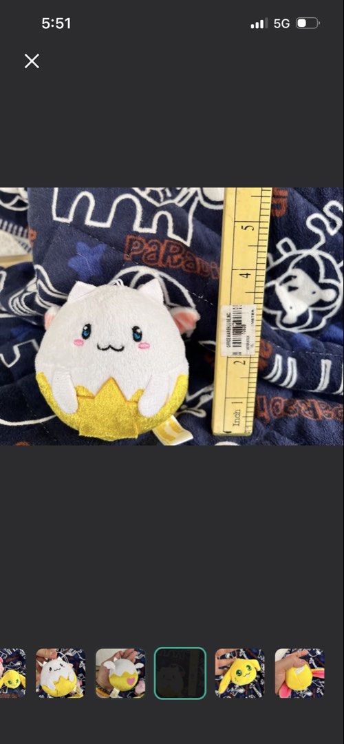 Anime creature bag charm yellow (Category: Character Goods) located in Paranaque City. Submitted by bonsaiart (Listing ID 1460023396, Image 2). Description: Good as new 150”(fixed) +sf Payment via GCASH or paymaya No to meetup No to cop / cod Shipping via j&t only No breaking of set or bundle.