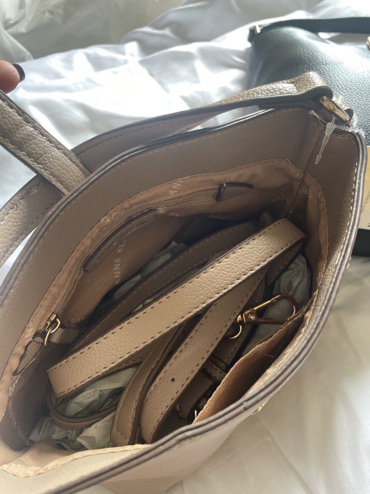 Anne klein black beige mini bucket bag (Category: Cross-body Bags) located in Dinalupihan. Submitted by closetbymint (Listing ID 1459915086, Image 3). Description: Get both for only 4,500.