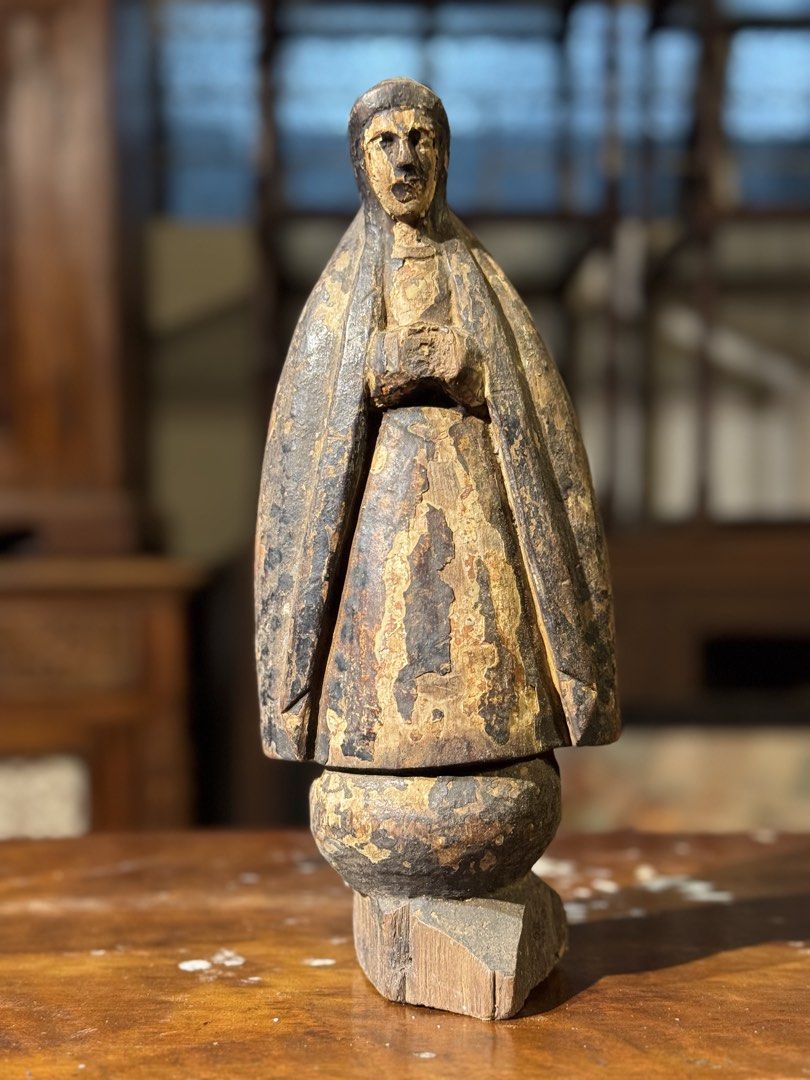 Antique Bohol Inmaculada (Category: Vintage Collectibles) located in Manila. Submitted by sinaunang_gamit (Listing ID 1459998156, Image 1). Description: Antique Bohol Inmaculada Made of antique wood Height: 12 inches 10k.
