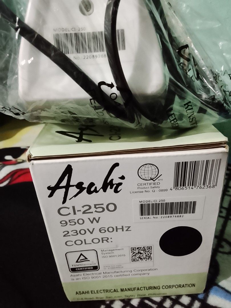 Asahi steam iron 950W (230v) (Category: Irons & Steamers) located in Manila. Submitted by newage.vintage (Listing ID 1460015194, Image 2). Description: Asahi steam iron good condition no issue .
