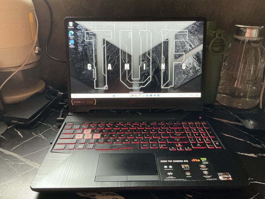 ASUS TUF Gaming A15 (Category: Laptops & Notebooks) located in Manila. Submitted by bribri_011008 (Listing ID 1459987593, Image 1). Description: ASUS TUF GAMING A15 ✔️Negotiable Price No Issues. Checked by the service team. Inclusions: ✔️With Charger ✔️With Bag ✔️With Wireless Mouse ✔️Original box ✔️1 Year Warranty RFS: Need lighter unit for travel.