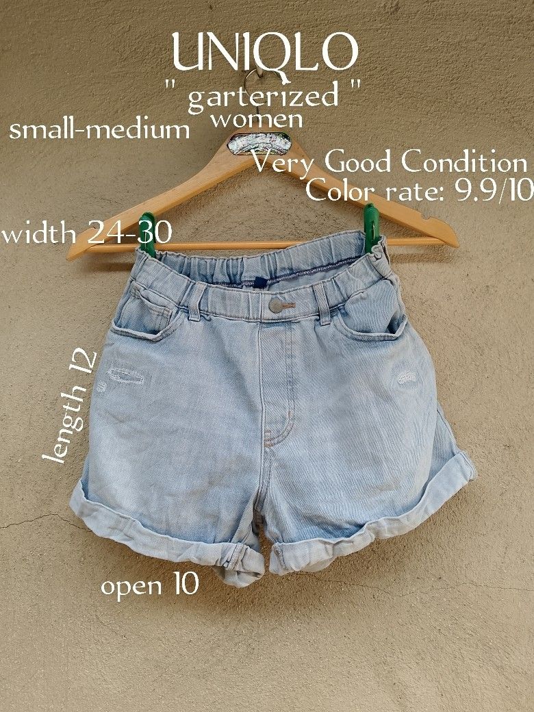 ‎AUTHENTIC! " UNIQLO (garterized) WOMEN " (Category: Shorts) located in Danao, Cebu. Submitted by azaiahnere02 (Listing ID 1459951264, Image 1). Description: details are in first photo ‎measurements through tape measure ‎pm/dm for other details,issues or transactions ‎negotiable! 👊😁.