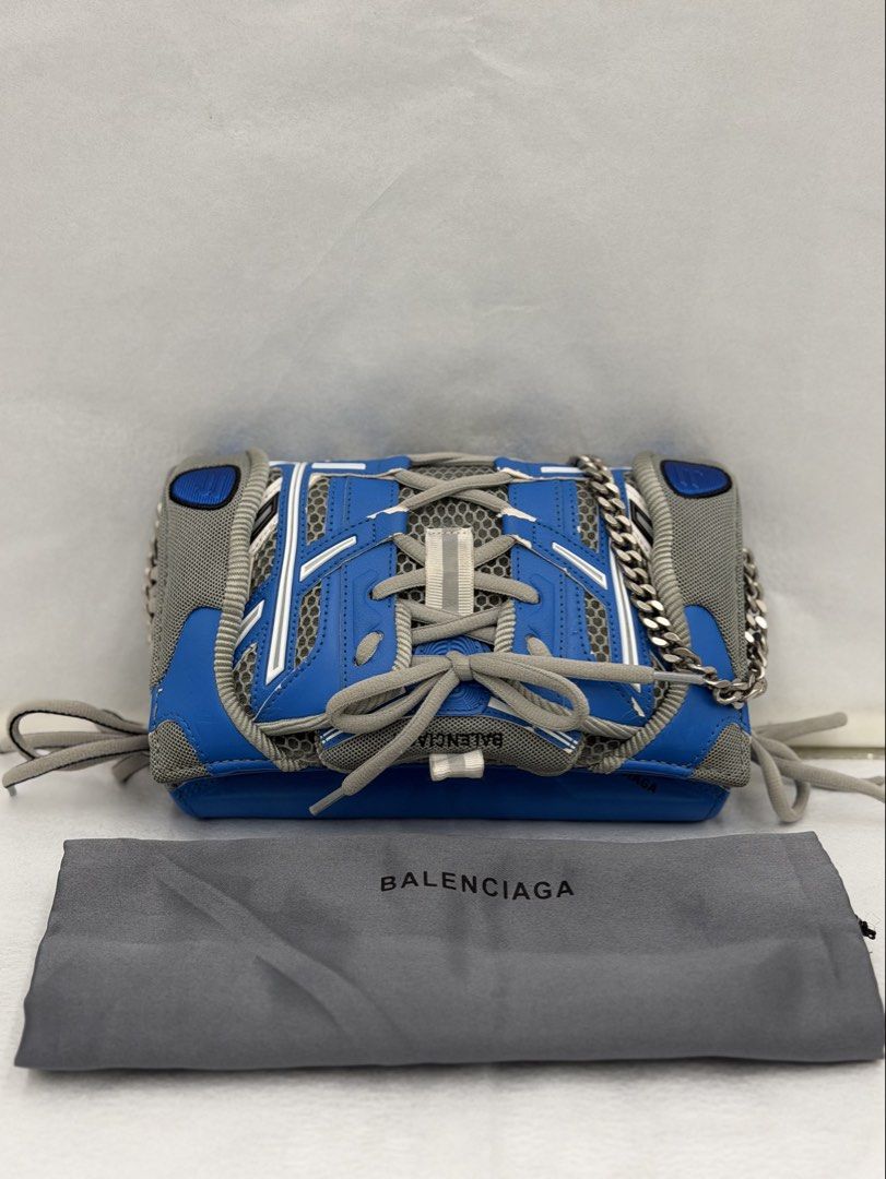 Authentic Balenciaga Sneakerhead Bag (Category: Luxury Bags & Wallets) located in Manila. Submitted by maria_2326 (Listing ID 1460035763, Image 1). Description: Balenciaga Sneakerhead Crossbody Bag Guarantee Authentic With chain and generic dust bag only Flaw: small peeling on some part No lowballing! Location: Manila/QC .