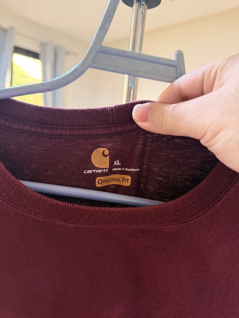 (Authentic) Carhartt K87 Pocket Shirt (Category: Tshirts & Polo Shirts ) located in Cavite. Submitted by kumbin (Listing ID 1459904199, Image 3). Description: Carhartt Pocket Shirt (100% legit) Dimensions: 26.5 by 31 inches (XL on tag, fits XL-XXL) Issue:None. Signs of use lang Condition: 9/10great Shipping via J&T.
