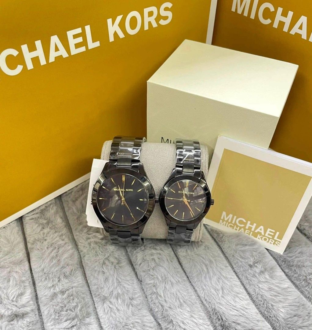 💯Authentic MK Watch Couple 🇺🇸🇺🇸 (Category: Men's Watches) located in Manila. Submitted by Authentic4Less_OLShop (Listing ID 1459917815, Image 3). Description: 🇺🇸Authentic from US🇺🇸* ✅complete inclusions ✅pawnable watch ✅with warranty ✅open for legit check to any watch centers Money back if proven fake ☺️ RESELLERS ARE WELCOME!!!🥰 DISCLAIMER: Authentic4Less OLShop is not affiliated with any of the brands posted in this account. Copyright