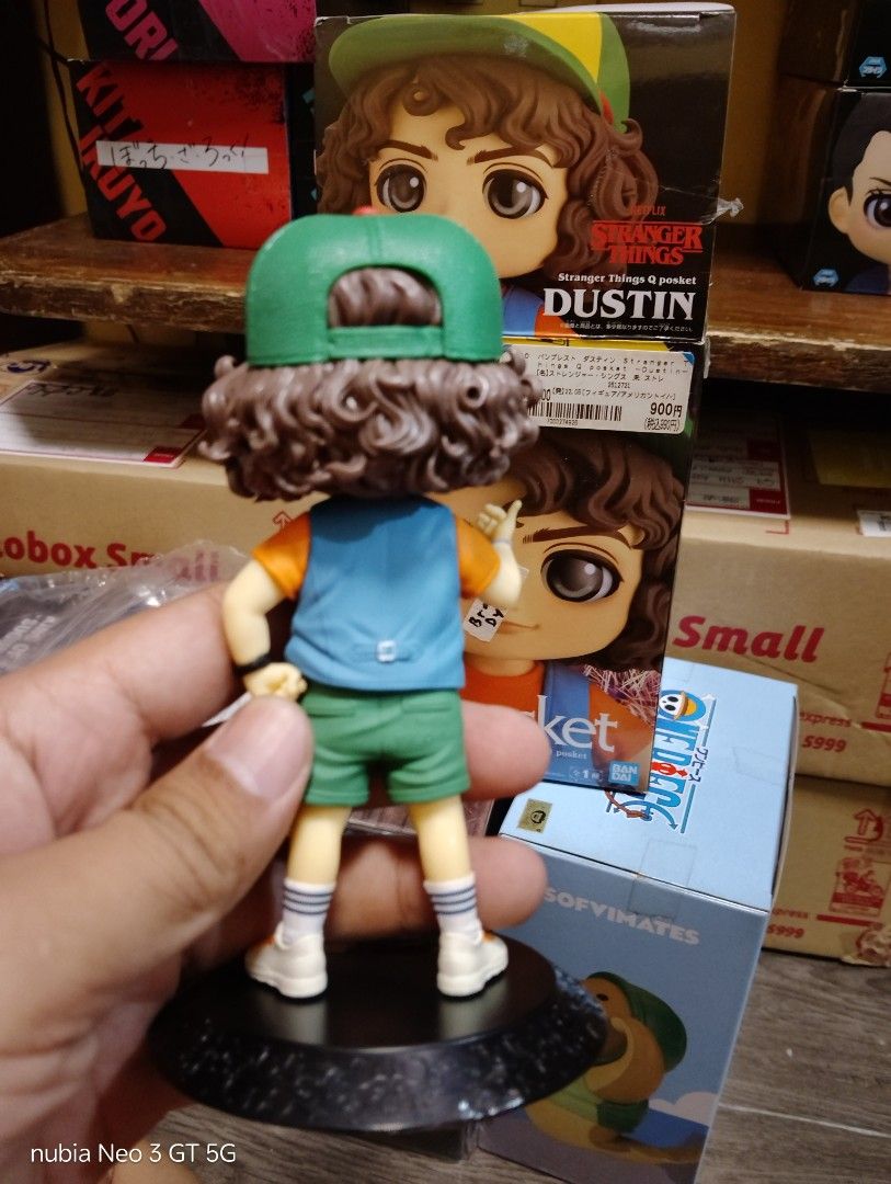 Authentic Stranget things dustin (Category: Western Merchandise) located in Mabalacat. Submitted by babyjamil1919 (Listing ID 1459960210, Image 2). Description: Authentic back in box.