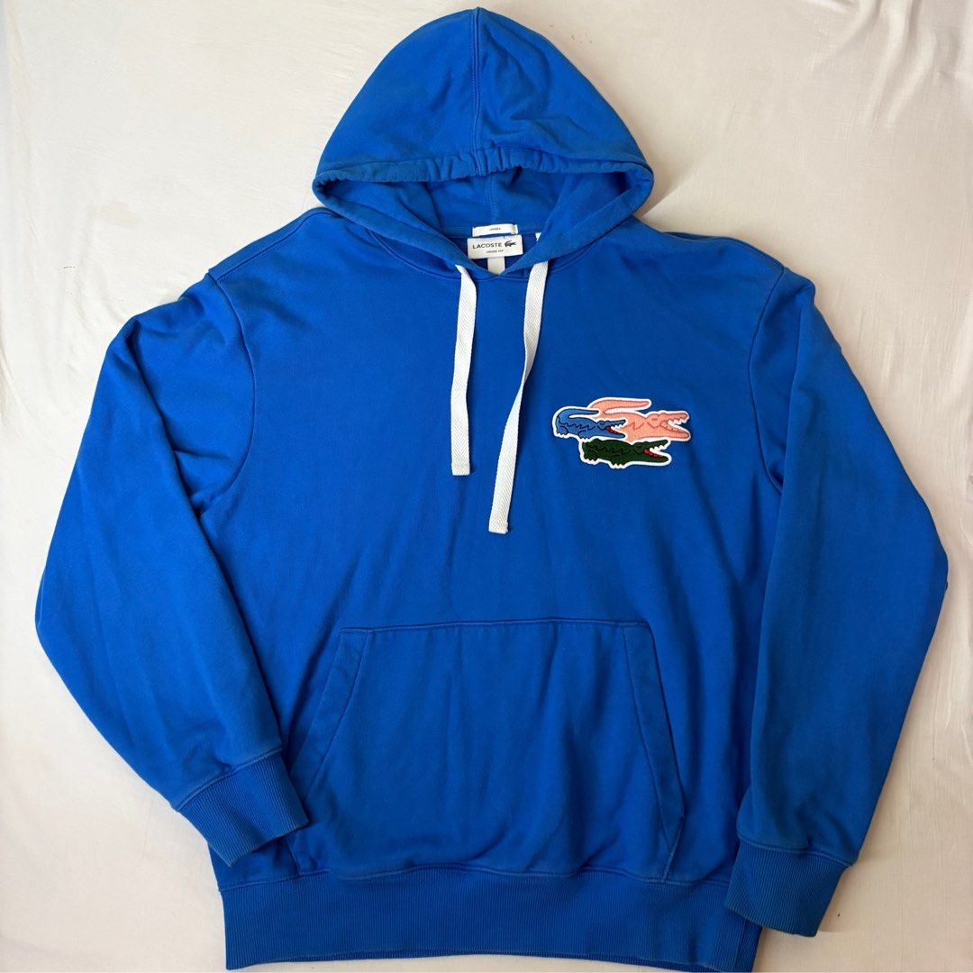 Authentic Unisex Lacoste Hoodie Size M (Category: Coats, Jackets and Outerwear) located in Angeles City. Submitted by muse_archive (Listing ID 1460041294, Image 3). Description: •Guaranteed Authentic Lacoste •Unisex (Loose fit) •Size M •Like new! •Made in Cambodia .