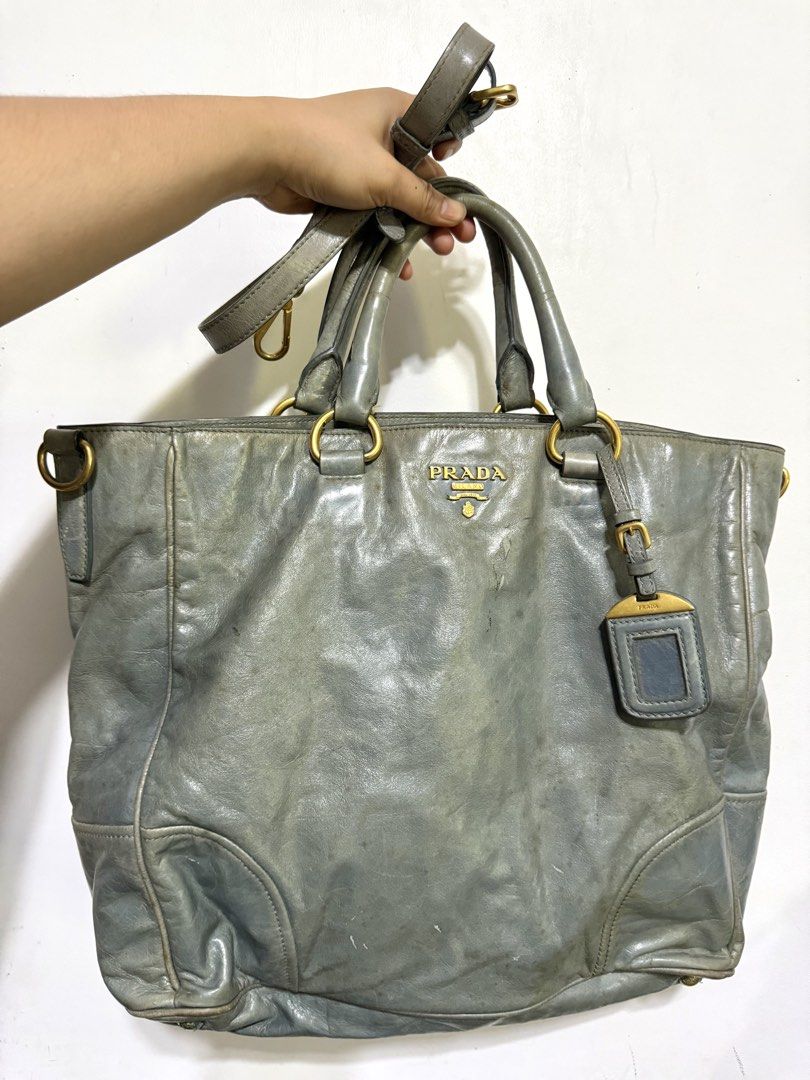 Authentic Vintage prada two way (Category: Shoulder Bags) located in Manila. Submitted by prelovedbyramiah (Listing ID 1460025502, Image 1). Description: og.