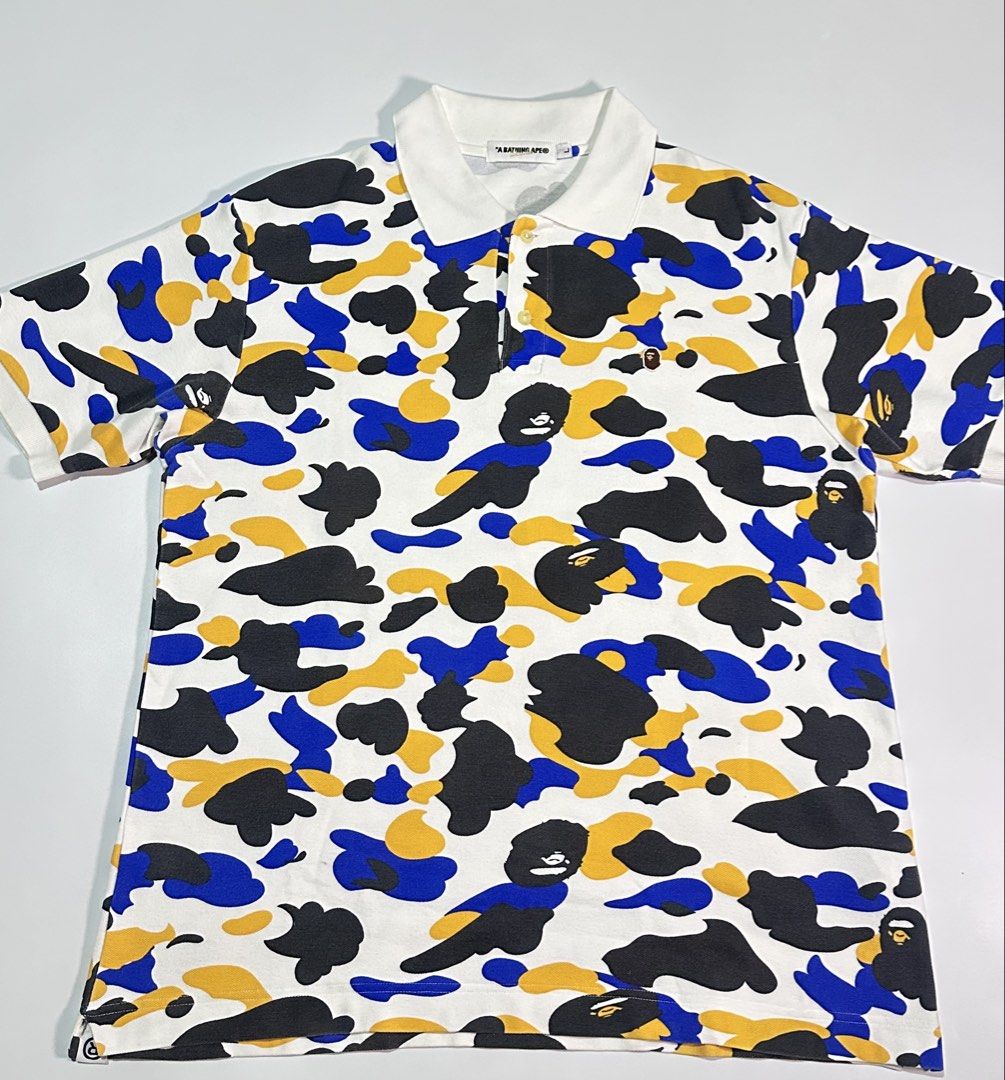 Bape Maebashi Nigo Polo shirt (Category: Announcements) located in Cagayan de Oro. Submitted by _thriftcultureph (Listing ID 1459945973, Image 1). Description: Bape Maebashi Nigo Polo shirt Excellent Condition Size large No flaws Guaranteed Authentic .