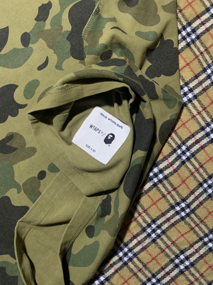 Bape X Wtaps AOP camo (Category: Activewear) located in Claveria. Submitted by plasticcase__ (Listing ID 1459910633, Image 3). Description: .