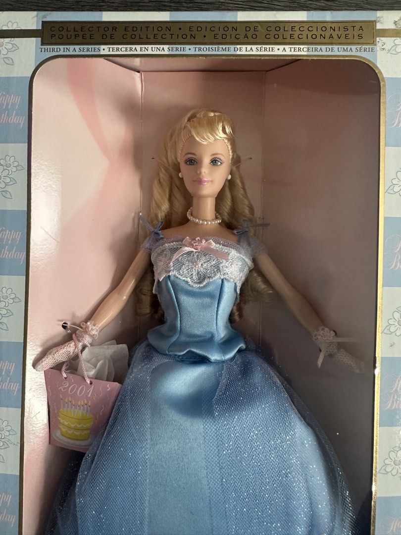 Barbie 2001 Birthday Wishes (Category: Kids Toys) located in Manila. Submitted by risabelle (Listing ID 1460085347, Image 2). Description: ETA December 2026, box at the back has damage. .