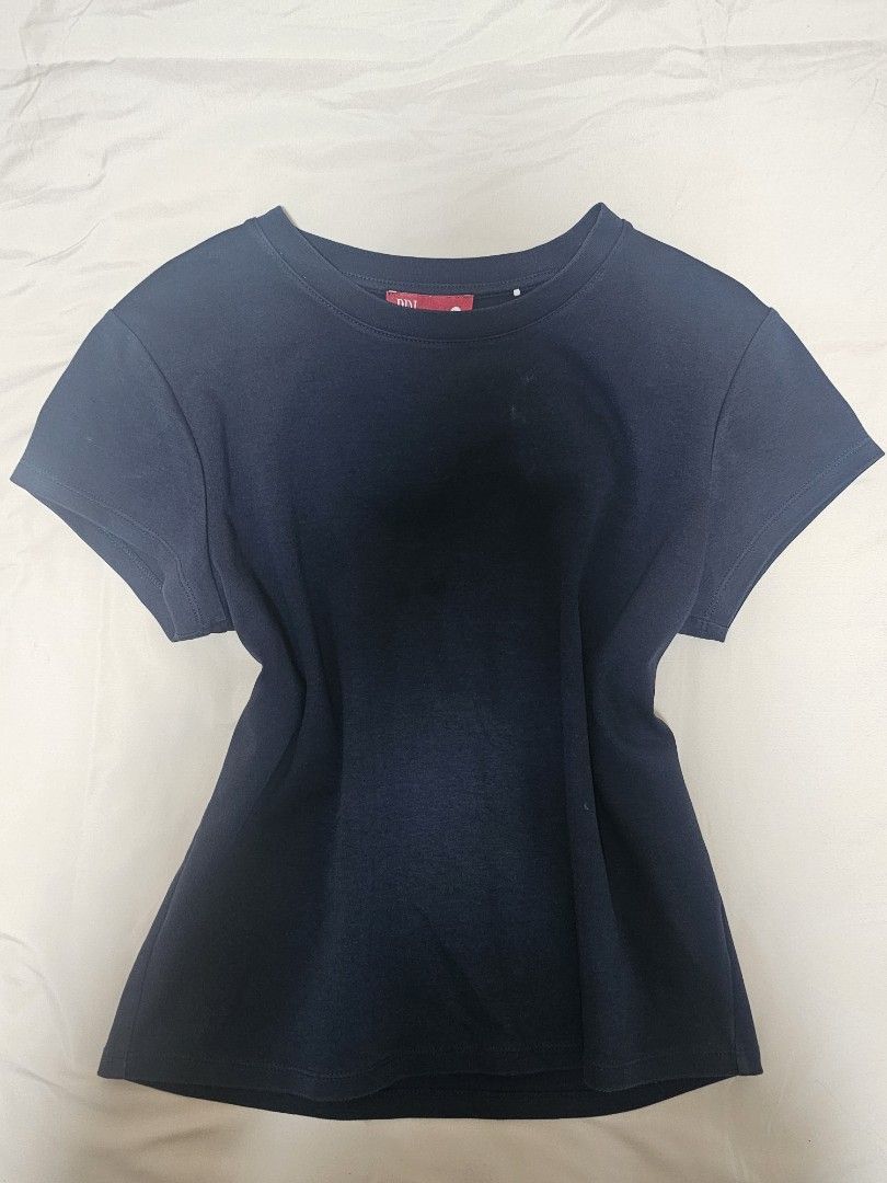 Basic tee (Category: Shirts) located in Singapore. Submitted by chars_prelovess (Listing ID 1459991130, Image 3). Description: - $10 for one or $25 for all three (khaki , dark blue and light yellow) -Rtp for $19.99 for one - must have basic tee for casual day outs -dm to see more pics .