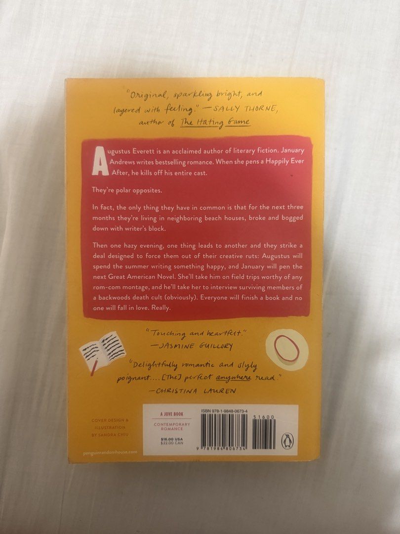 Beach Read by Emily Henry (Category: Storybooks) located in Manila. Submitted by declutteredroams (Listing ID 1460101019, Image 3). Description: RFS: For more shelf space I’ve read it, but I personally open each and every page so that the spine of the book doesn't crack. It’s been sitting on my shelves for a while, and I want to get rid of it now. .