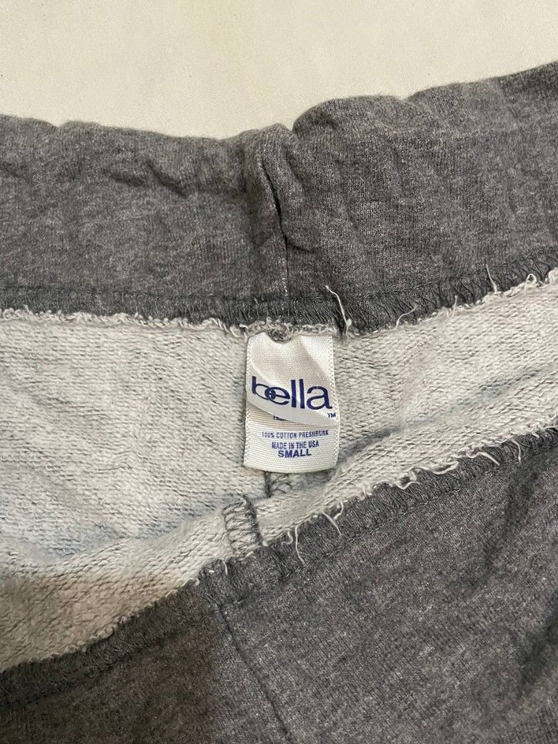 Bella Grey Low Rise Lounge Micro/Sweat Shorts Size S (Category: Shorts) located in Binan City. Submitted by declutterbyjwy (Listing ID 1459903684, Image 3). Description: waist: 28-32 (since it's drawstring, adjustable to smaller size) | length: 8.5-9.5" - fabric: 100% Cotton - good as new, never used & no flaws.