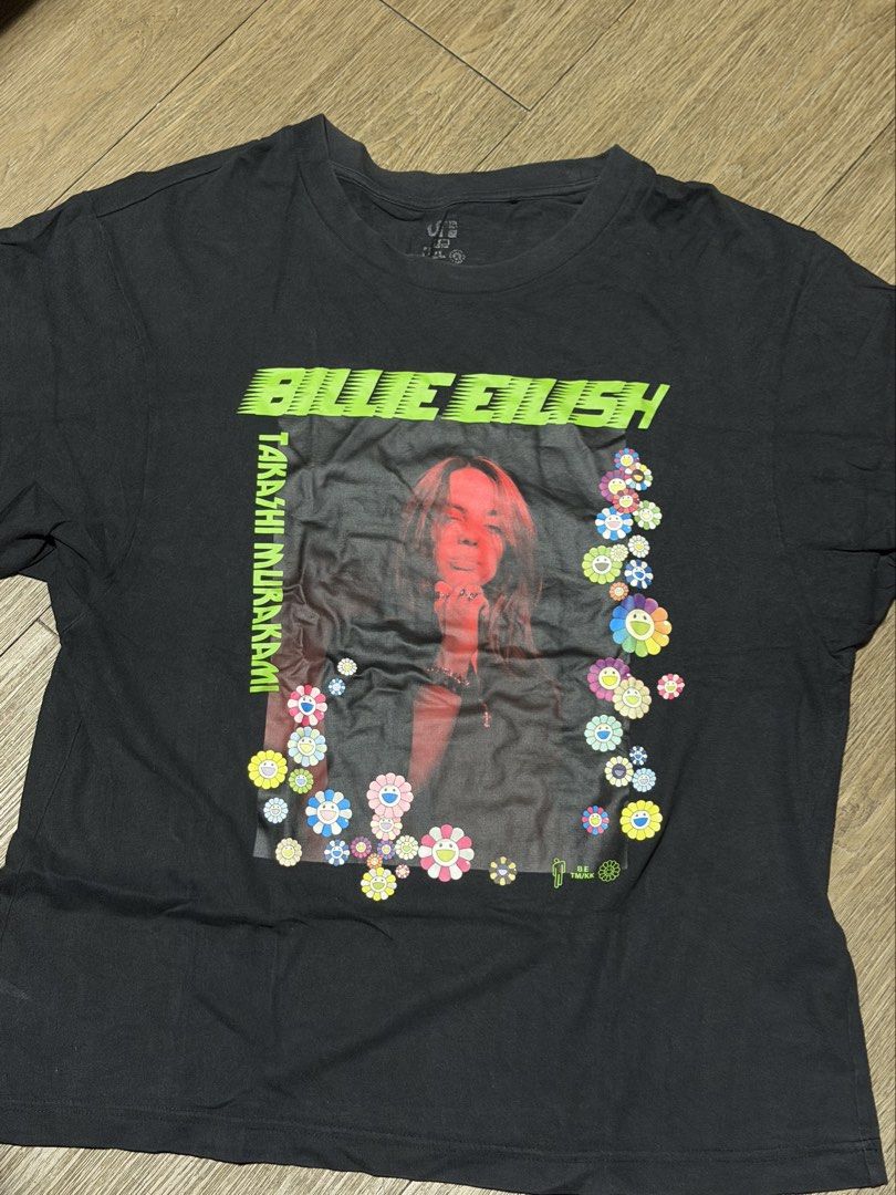 Billie Eilish (Uniqlo) (Category: Shirts) located in Quezon City. Submitted by iancatherine (Listing ID 1460062626, Image 2). Description: W:19 L: 24.