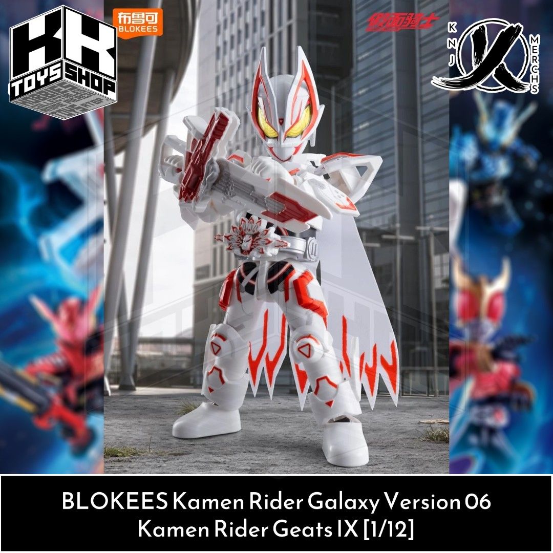 BLOKEES Kamen Rider Galaxy Version 06 [SINGLES / NOT RANDOM] (Category: Figurines & Statues) located in Rizal. Submitted by knjmerchs08 (Listing ID 1460096927, Image 2). Description: BLOKEES Kamen Rider Galaxy Version 06 [SINGLES / NOT RANDOM] CONDITION: Brand New - Opened Box / Sealed Foil Plastic / Unbuilt PRICES: Full Set - *SOLD OUT* Kamen Rider Geats IX - *SOLD OUT* Kamen Rider Na-Go (Beat) - PHP 500.00 Boostriker - PHP 500.00 Kamen Rider Ku