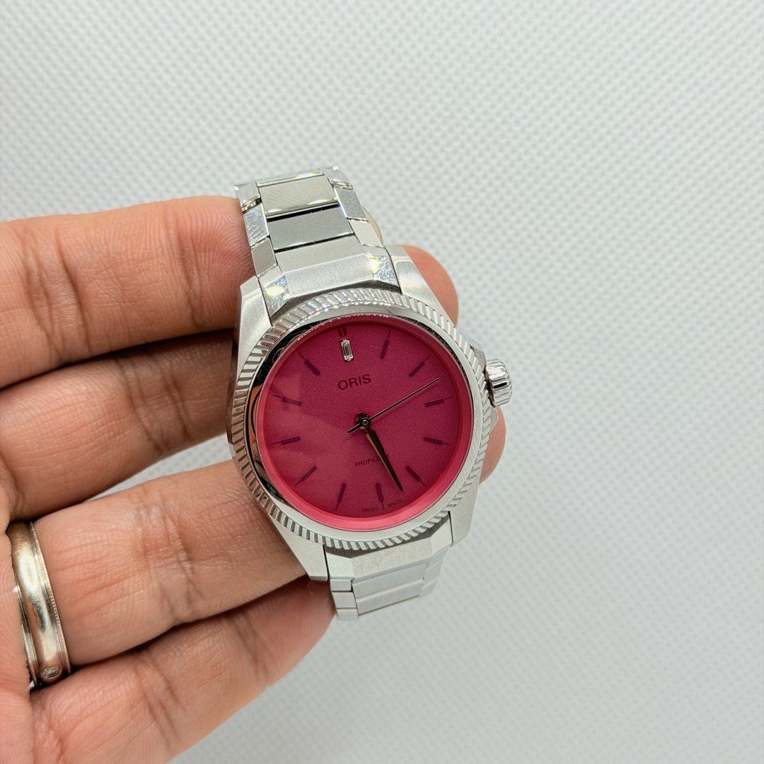 Brand New 08/2026 Oris Propilot X Miss Piggy Edition Pink Dial 01 531 7796 4158-07 8 17 05LC (Category: Watches) located in Singapore. Submitted by worthytime (Listing ID 1459976415, Image 1). Description: 🫵Join our Tele-gram channel for latest updates: worthytime.biz/tele ➡️Oris Propilot X Miss Piggy Edition Pink Dial 01 531 7796 4158-07 8 17 05LC ➡️August 2026 (2 Years Oris International Warranty Till 08/2028) ➡️Brand New Unworn ➡️Full Complet