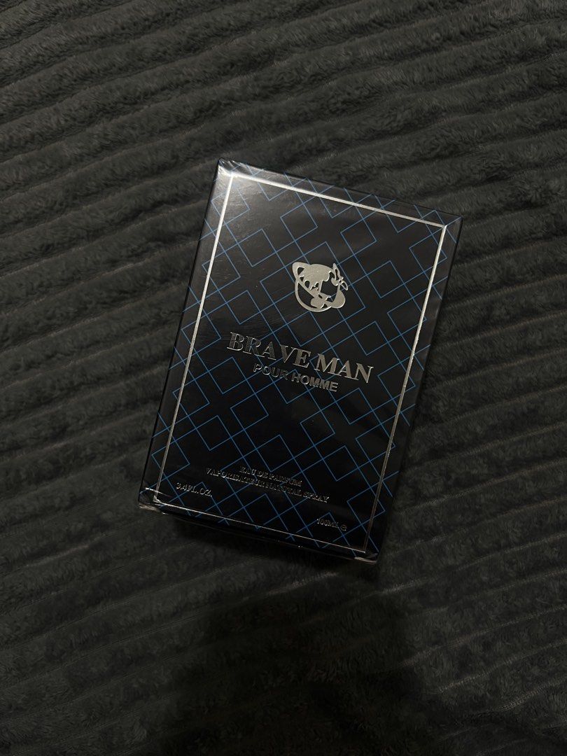 Brave Man Pour Homme Eau De Parfum (Category: Fragrance & Deodorants) located in Manila. Submitted by h.p_virgoni (Listing ID 1460065279, Image 1). Description: - Brave Man Pour Homme Eau De Parfum - Spray on pulse points (wrist, neck) - Store away from direct sunlight and high temperatures - Rinse eyes immediately if contact occurs - Keep out of reach of children - Made in P.R.C..