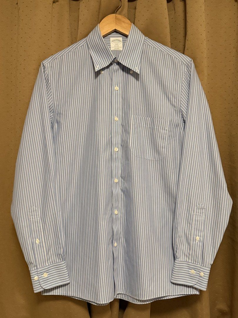 Brooks brothers striped shirt large (Category: Formal Shirts) located in Cavite. Submitted by _solidolo (Listing ID 1459951340, Image 2). Description: 29 x 21 24.5 sl.