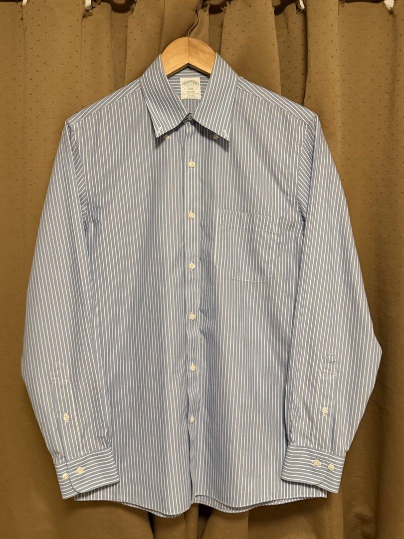 Brooks brothers striped shirt large (Category: Formal Shirts) located in Cavite. Submitted by _solidolo (Listing ID 1459951340, Image 1). Description: 29 x 21 24.5 sl.