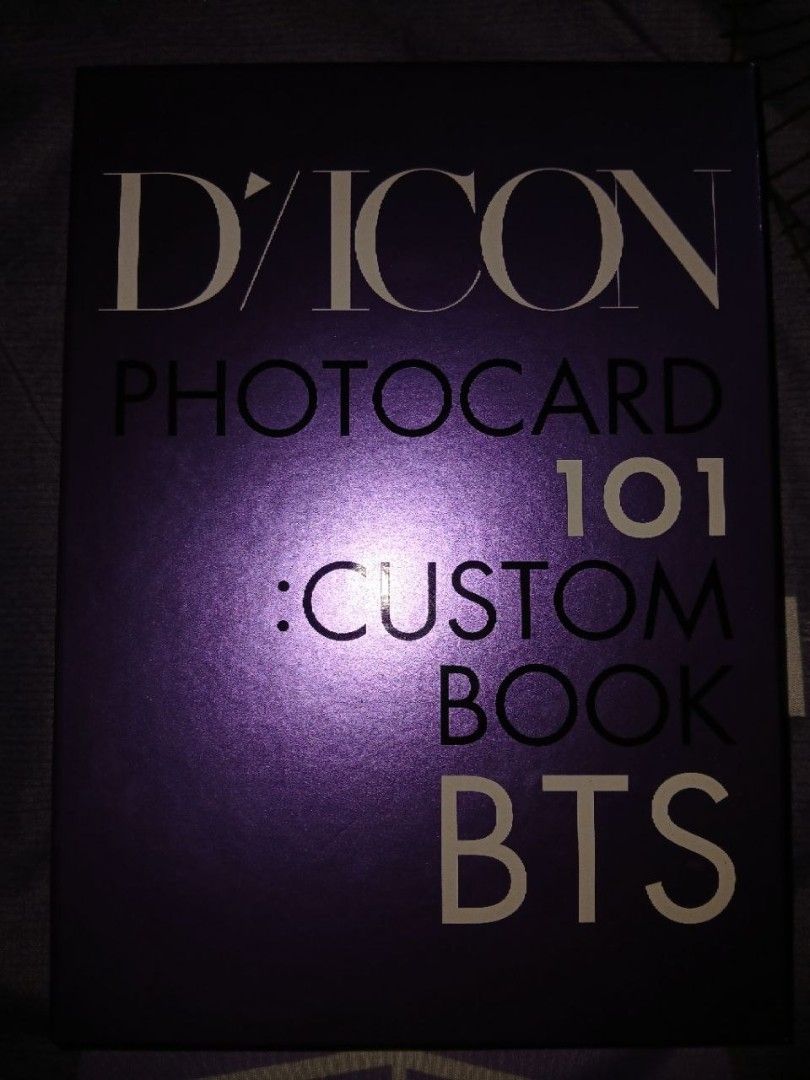 BTS D'ICON Photocard 101 Custom Book (Category: K-Wave Merchandise) located in Manila. Submitted by arapark.13 (Listing ID 1460083134, Image 1). Description: Inclusions: Complete Photocards Photocard holder.