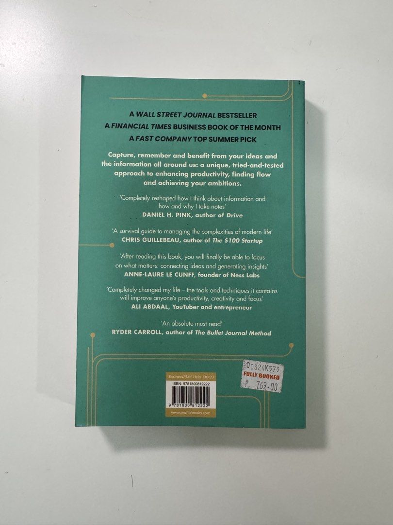Building a Second Brain by Tiago Forte (Trade Paperback) (Category: Storybooks) located in Quezon City. Submitted by elcarousel (Listing ID 1460085693, Image 2). Description: .