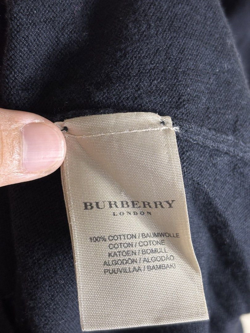 Burberry Cardigan (Category: Coats, Jackets and Outerwear) located in Manila. Submitted by earlylifecrisis3 (Listing ID 1459904431, Image 3). Description: Sz XL Condition 9/10 Measure it by inch Width: 18.5 Length: 25.5 Shoulder: 14 Sleeve:25 Bust: 15 Hem: 12.5 •Refund / Returns not allowed allowed •Please do check the dimensions size on labels sometimes are not accurate on the sizing •Ask me before purchasing.