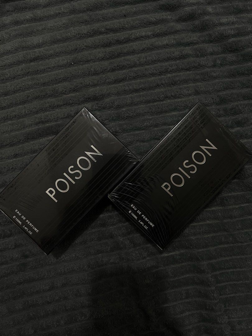 Buy1Take1 Poison Eau de Parfum 100ml (Category: Fragrance & Deodorants) located in Manila. Submitted by h.p_virgoni (Listing ID 1460064786, Image 2). Description: Buy 1 Take 1 - 2 x Poison Eau de Parfum bottles - 100ml (3.4 fl.oz) each - Brand new, sealed, and in original packaging - Versatile scent for daily wear or special events - Limited stock available! Negotiable Price.