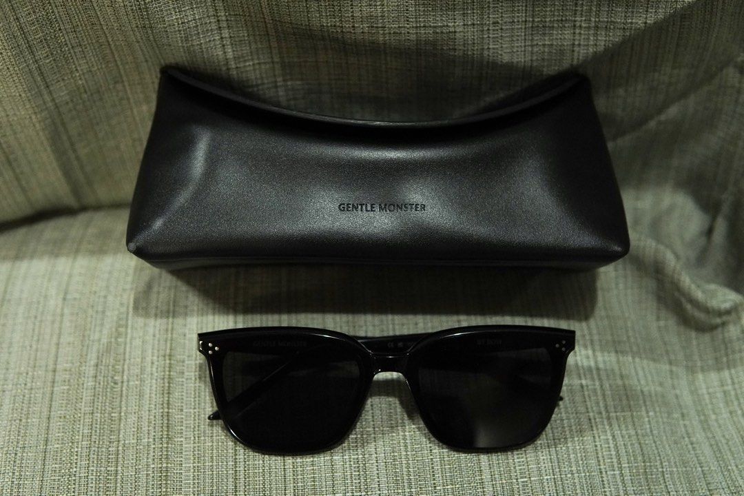 By Row 01 - Gentle Monster Sunglasses (Category: Luxury Accessories) located in Malabon City. Submitted by bookmagicph (Listing ID 1460103501, Image 1). Description: By Row 01 - Gentle Monster Sunglasses 2025 Collection Black Acetate Frame Black Lenses Square Shape Lenses Block 99.9% of UV Rays Bought in Korea last 2025 for 15K PHP Selling for 10K PHP Complete inclusions - paperbag, box, sunglass case, lens cloth, lens cleaning spray, authenticat