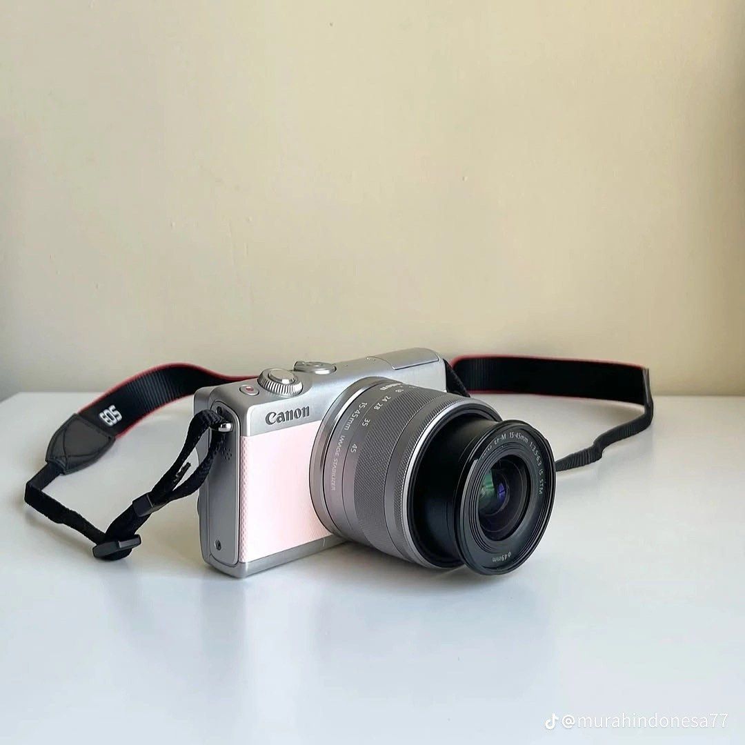 Canon Eos M100 Pink (Category: Cameras) located in Manila. Submitted by fastfalcon.1c2b90 (Listing ID 1460002401, Image 3). Description: Canon M100 w/ Canon 15-45mm IS STM Lens Key Features: *Mirrorless Digital Camera *24.2MP APS-C CMOS Sensor *DIGIC 7 Image Processor *3.0” 1.04m-Dot Tilting Touchscreen LCD *Full HD 1080p Video Recording at 60 fps *Built-In Wi-Fi with NFC, Bluetooth *Dual Pixel CMOS AF *Up to 6.1 fps Shooting and ISO 25600 *Creat
