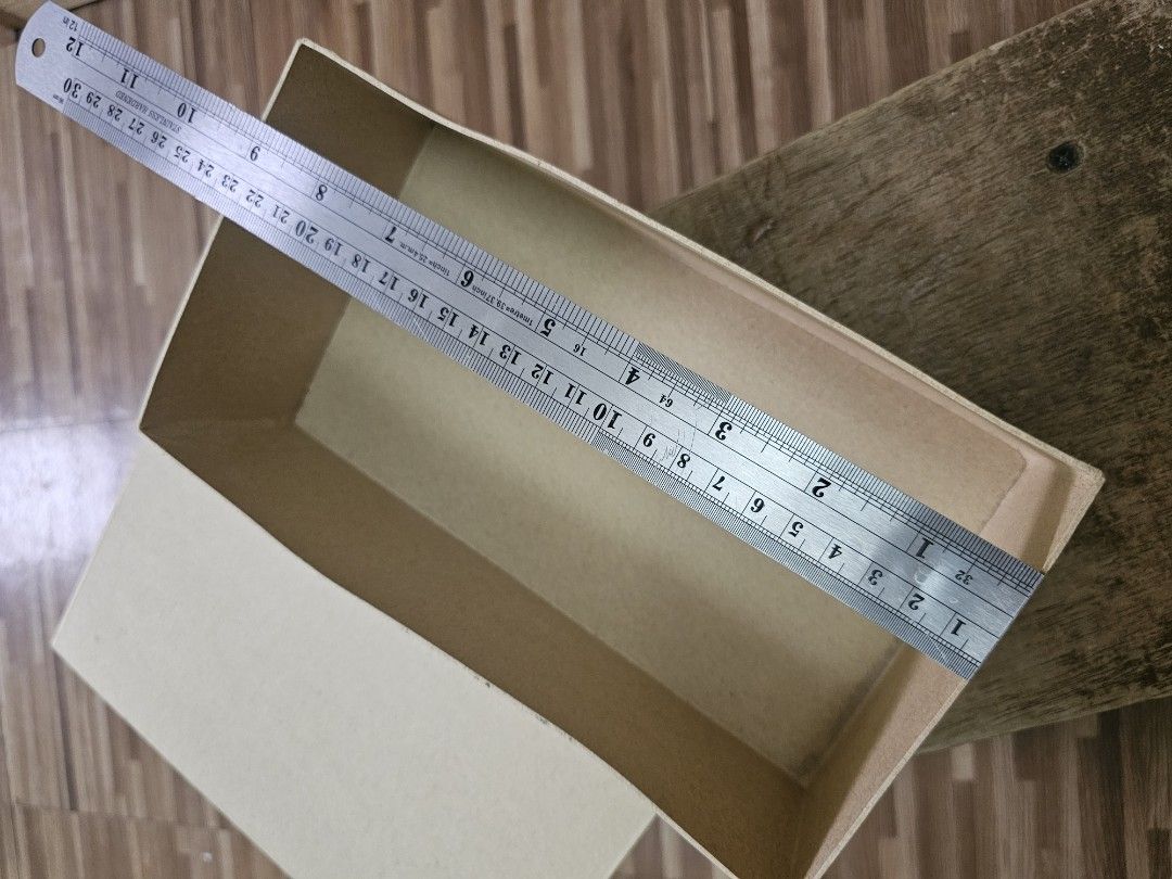 Cardboard Storage Box with Lid (Category: Storage Boxes & Baskets) located in Marikina City. Submitted by czarinahwithh (Listing ID 1459908921, Image 3). Description: - Plain cardboard box with a separate lid. - Ideal for organizing and storing small items. - Approximate dimensions: 9 inches (L) x 5 inches (W) x 3 inches (H). - Sturdy construction for reliable storage. - Suitable for gift packaging - 9 pcs available.