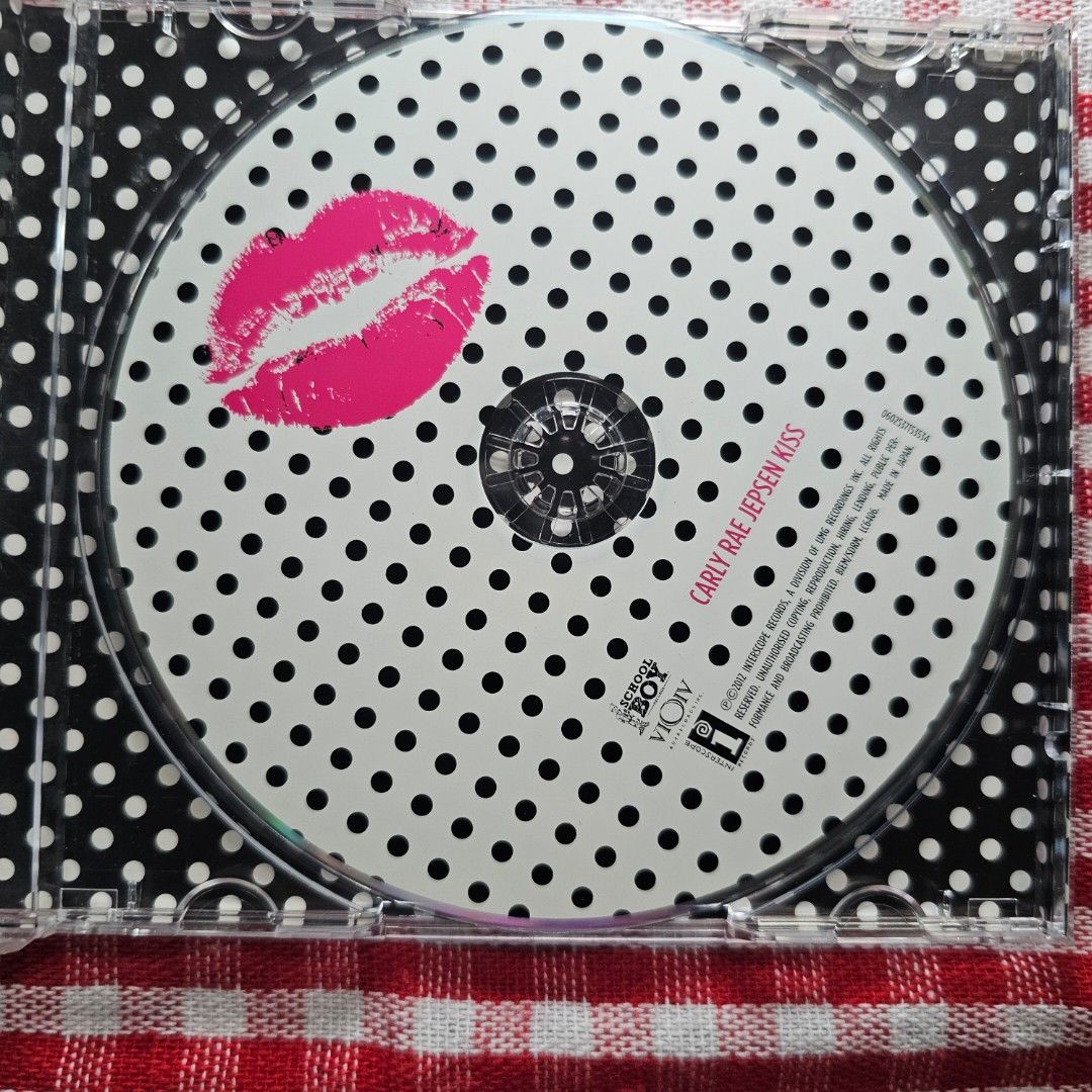 Carly Rae Jepsen - Kiss - CD Mint (Category: CDs & DVDs) located in Quezon City. Submitted by serefrenpaz (Listing ID 1459966371, Image 2). Description: Good Day Buyers! 💖💖💖Here are the PAYMENT payment options 💖💖💖 ✨1. GCash - 09164862096 ✨2. Bank Deposit - BPI, BDO, Unionbank, Landbank, Palawan, Cebuana ✨3. Paypal for international buyers 💕💕💕Meet Up Options💕💕💕 ✨1. McDo Kamias Quezon City ✨2. Jolibee Anonas Kamias Intersection ✨3. KFC 