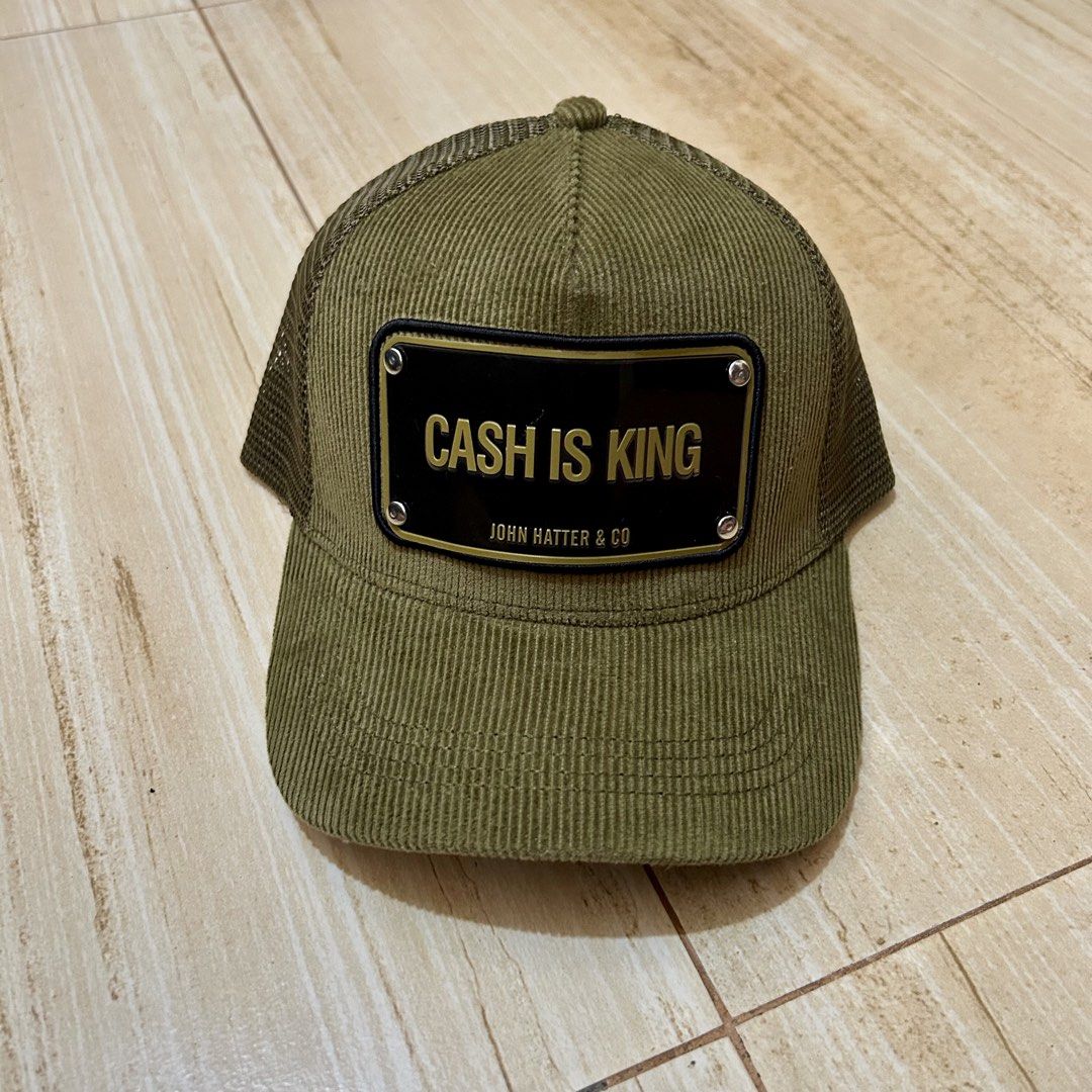 Cash Is King Trucker Cap (Category: Caps & Hats) located in Manila. Submitted by thrifto1 (Listing ID 1460064016, Image 1). Description: Plaridel Bulacan loc Detailed pictures posted 500 only As new condition Adult size | Adjustable.