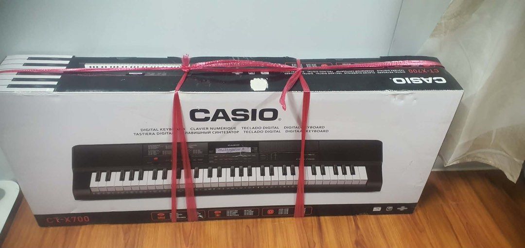 CASIO CT-X700 Piano Keyboard (Rush) (Category: Musical Instruments) located in Manila. Submitted by sanjgeroni98139 (Listing ID 1459986626, Image 1). Description: CASIO CT-X700 61 keys piano Brand New and Sealed Negotiable.