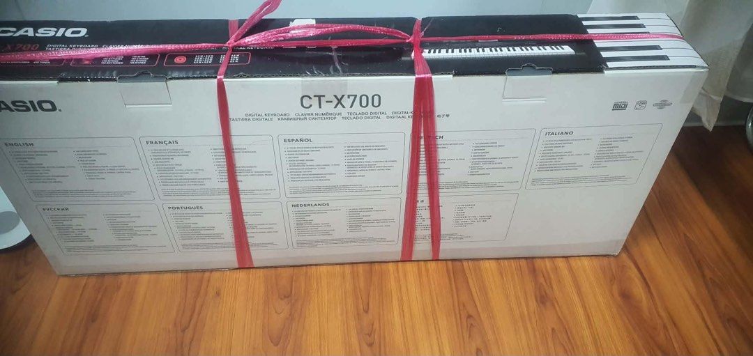 CASIO CT-X700 Piano Keyboard (Rush) (Category: Musical Instruments) located in Manila. Submitted by sanjgeroni98139 (Listing ID 1459986626, Image 2). Description: CASIO CT-X700 61 keys piano Brand New and Sealed Negotiable.