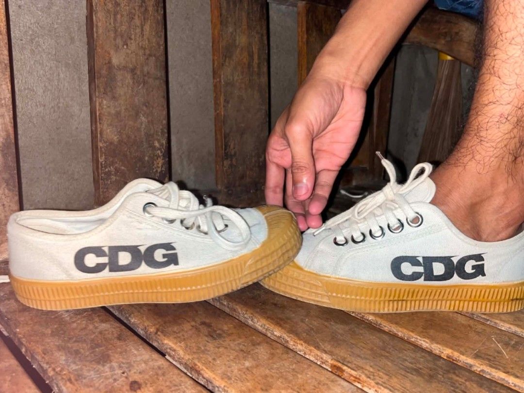 CDG X Novesta Star Master (Category: Sneakers) located in Sindangan. Submitted by waterbop (Listing ID 1460055821, Image 3). Description: CDG × Novesta Star Master 1,350 + SF excellent condition issue ( heel drag right pair, see pics ) need wash overall condition 10/10 EUR 36 UK 3 1/2 loc mindanao.