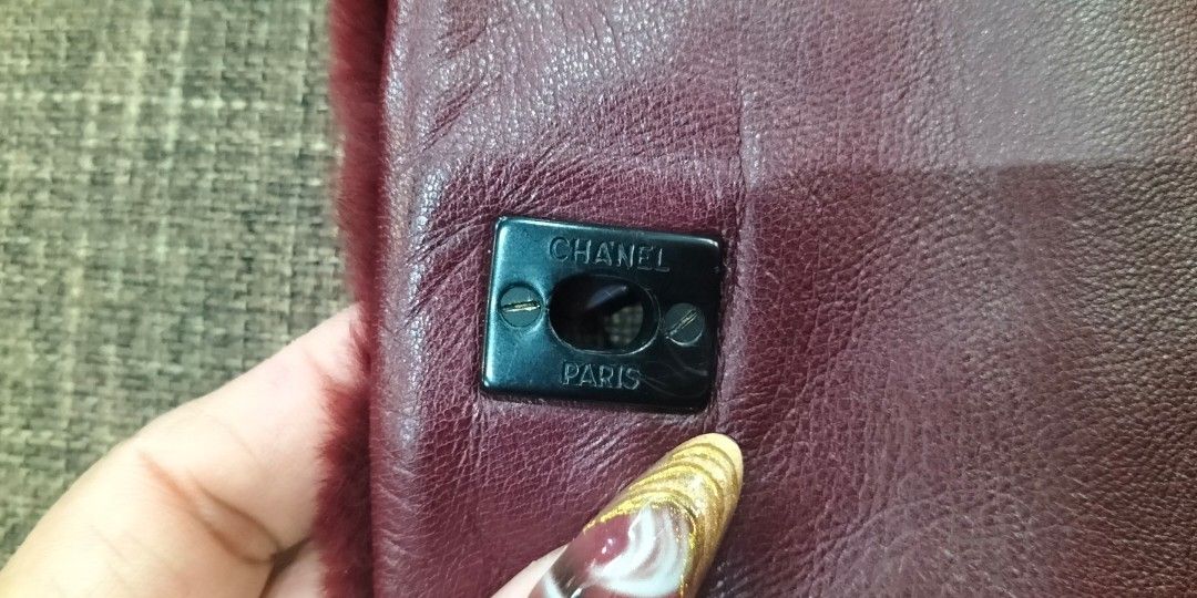 CHANEL (Category: Luxury Bags & Wallets) located in Baguio. Submitted by gracialowxury_bags (Listing ID 1460019403, Image 3). Description: GUARANTEED AUTHENTIC 💯% EXCELLENT CONDITION 👌 CHANEL BURGUNDY RABBIT FUR FLAP,FEATURING A FRONT TURN-LOCK CLOSURE...MONEY BACK IF PROVEN FAKE!.