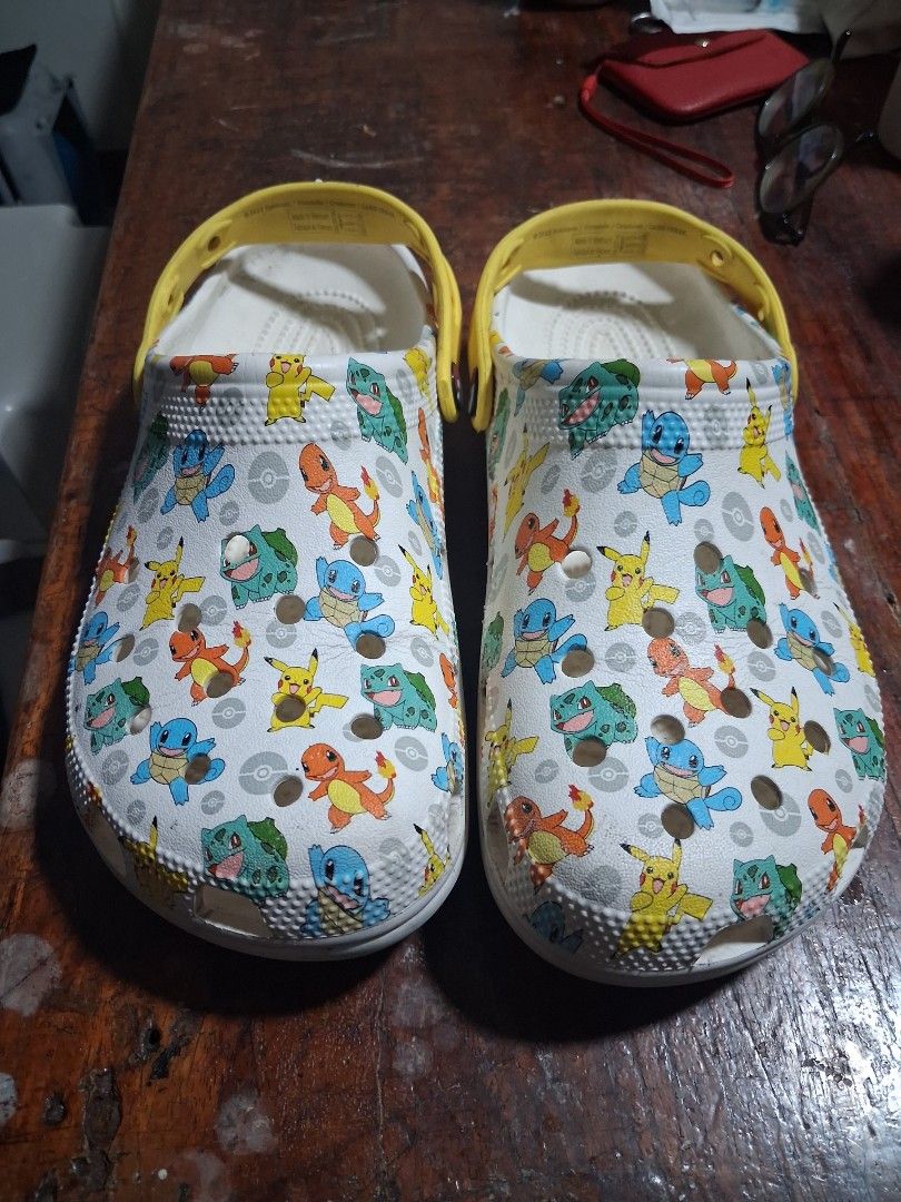 Classic Crocs M8 Pokemon (Category: Casual Shoes) located in Pasig City. Submitted by superjun_ (Listing ID 1460079583, Image 1). Description: classic crocs m8 slightly used check the pics .