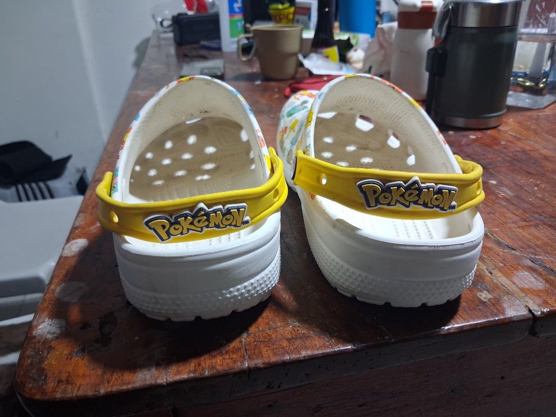 Classic Crocs M8 Pokemon (Category: Casual Shoes) located in Pasig City. Submitted by superjun_ (Listing ID 1460079583, Image 2). Description: classic crocs m8 slightly used check the pics .