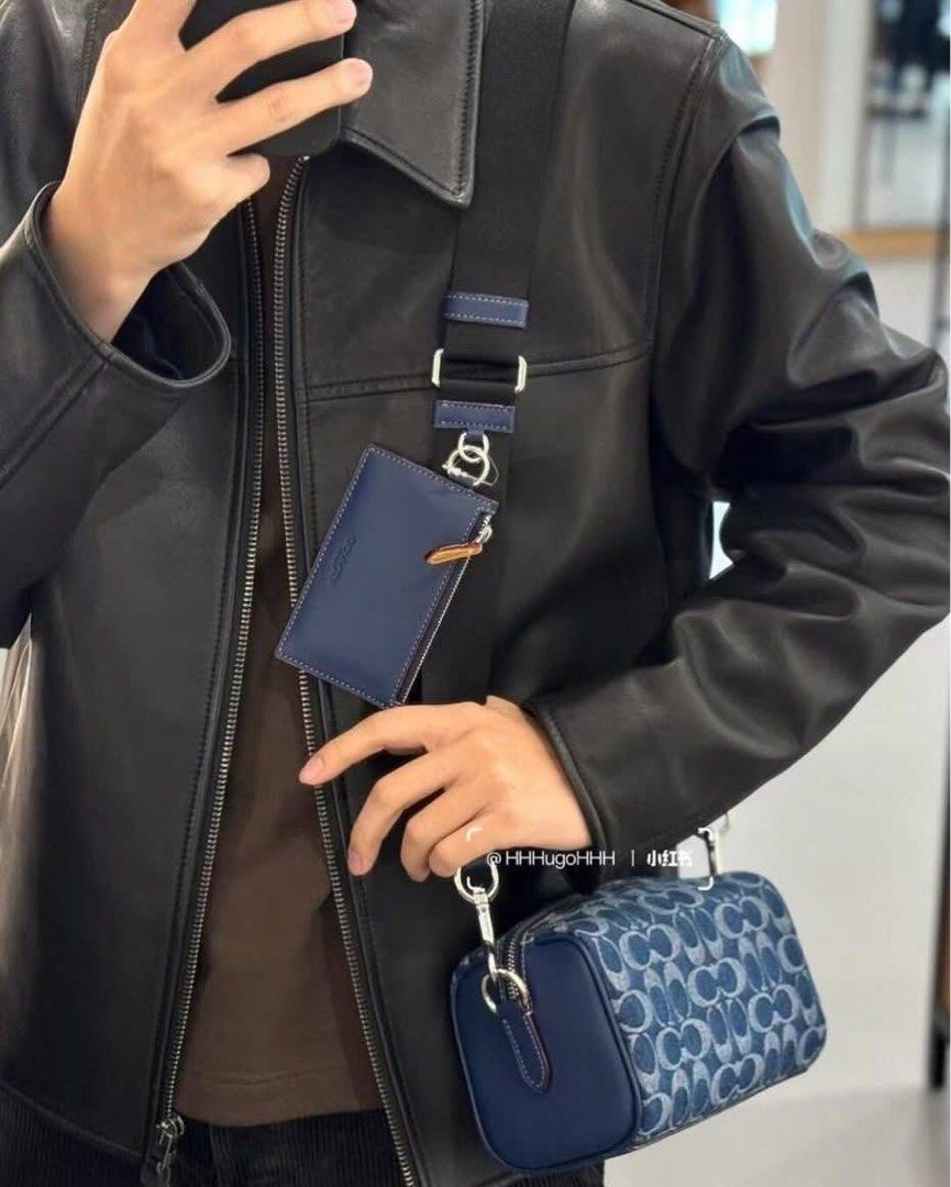 Coach Axel Crossbody Bag Denim (Category: Sling Bags) located in Santa Rosa. Submitted by miqboutique (Listing ID 1460015069, Image 3). Description: Axel Crossbody Bag Denim ₱7,899 + SF • Ready to ship • Guaranteed Original Fb page: Miq's Boutique.